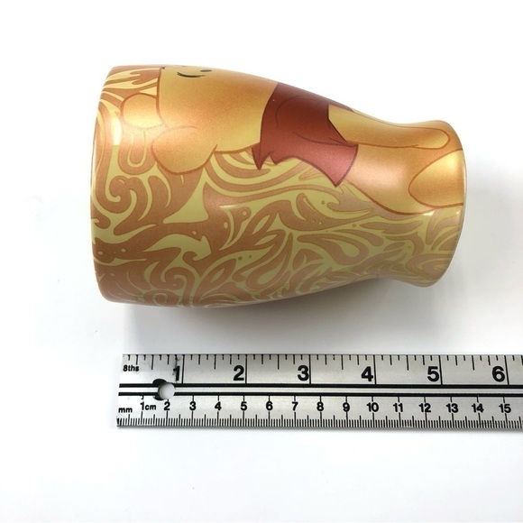 Winnie the Pooh gold lustre double sided image Disney Store mug - Picture 3 of 6